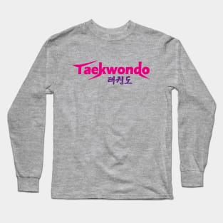 Taekwondo Logo Long Sleeve T-Shirt